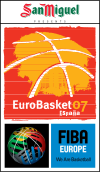 Το λογότυπο του Ευρωμπάσκετ 2007.