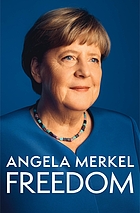 2024 book cover image, head shot of Angela Merkel