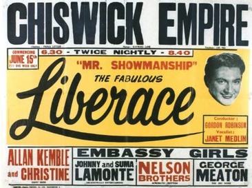 Poster for Liberace, 1959