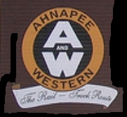 Ahnapee and Western Railway logo.