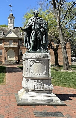 1993 bronze replica in front of the Wren Building