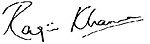 Ragini Khanna signature