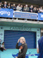 Anxious wait at the start of the 2007 Boat Race.