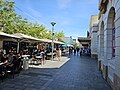 Cafes and outdoor dining in Eaton Mall, Oakleigh.