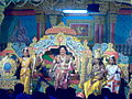 Village peoples are playing Drama Mahabharatha on festival