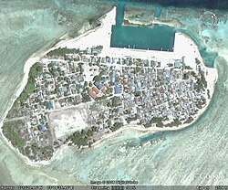 Bird's-eye view of Thimarafushi