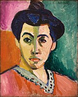 Henri Matisse, The Green Stripe, Portrait of Madame Matisse, 1905