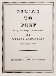 Title page of book giving title, author and publisher, with sub-title "The pocket-lamp of architecture"