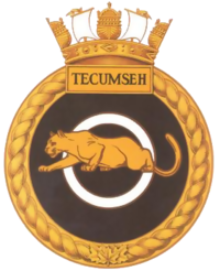 Badge of HMCS Tecumseh