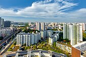 HDB flats along Jurong East Central