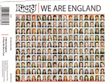 The front single cover of We Are England