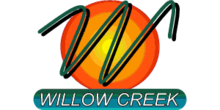 W in an orange circle above the text "Willow Creek"