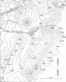 Map of the El Tatio region