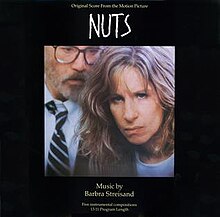 Streisand and Richard Dreyfuss appear on the cover standing next to each other with glares on their faces.