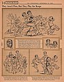 A full page of illustrations from the November 13, 1940 issue of PM, featuring kids at the Thrift House Playground in New York City.