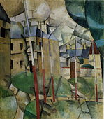 Paysage (Landscape), 1912–13, oil on canvas, 92 × 81 cm