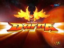 The series title is displayed on the center of the image. The logo of GMA Network is displayed on the upper right side of the image.