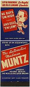 Muntz matchbook