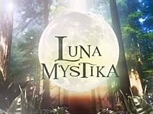 An image of a moon, with a forest in the background. The series title is displayed on the center of the image.