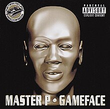 The cover consists of a chrome-colored bust of Master P's face against a black background. The artist's name and album title appear below it, colored white. The record label's logo appears on the top left corner of the cover.