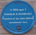 Image 17Roosevelt plaque, Aldwyn Tower, Malvern (from Malvern, Worcestershire)