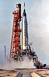 Final preparations for the launch of Mercury-Atlas 7