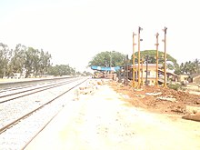 Railway Station Construction View