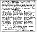 St Nicholas Fire Insurance Company Ad