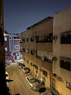 An alleyway in al-Wazarat, 2024