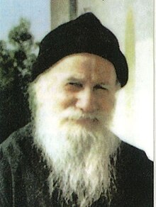 Saint Porphyrios in the attire of an Archimandrite