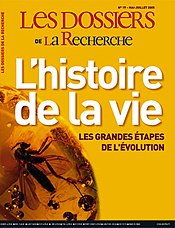 May–July 2005 cover of La Recherche