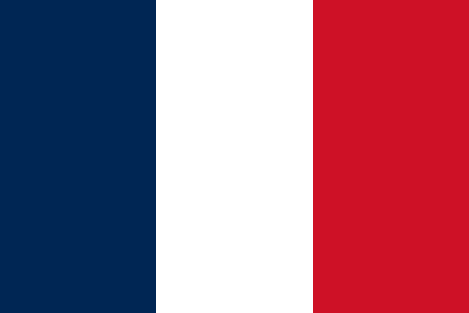 Le drapeau de France