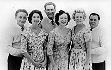 The Mike Sammes Singers (Sammes is third from left)