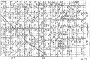 Township 17 & 18 — Range 7, 8 & 9 — Brutus, Bingville, Tripola, Kalbeck, Sinensen