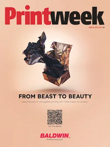 Cover of PrintWeek magazine