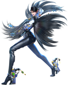 Bayonetta posing