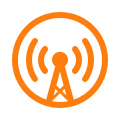 The logo of Overcast, as seen on the official website.