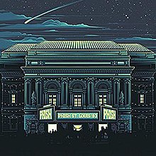 The American Theater in St. Louis, at night