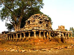 Chandela temple near Rawatpura lake