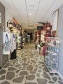 One of the shopping laneways in Oakleigh, with traditional Greek cobblestone.