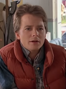 Michael J. Fox mint Marty McFly