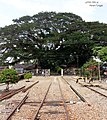 Ujung dari stasiun Rantau Prapat