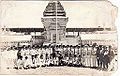 Foto pasukan pengibar bendera di Taman Blambangan sekitar dekade 1980an