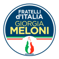 Simbolo della lista elettorale Fratelli d'Italia - Giorgia Meloni (2024)