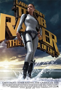 Poster tayangan pawagam filem Lara Croft Tomb Raider: The Cradle of Life