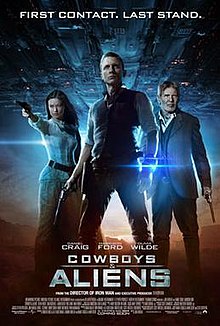 Cowboys & Aliens film posteri