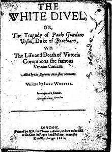 Ak Şeytan'ın ilk sayfası (1612)