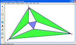 Hình chụp màn hình Geometer's Sketchpad 5.